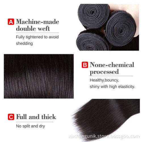 Uniky Cheap Raw Indian 100% Human Hair Kinky Curly Bundles With Closure Virgin Mink Brazilian Cuticle Aligned Hair Extensions